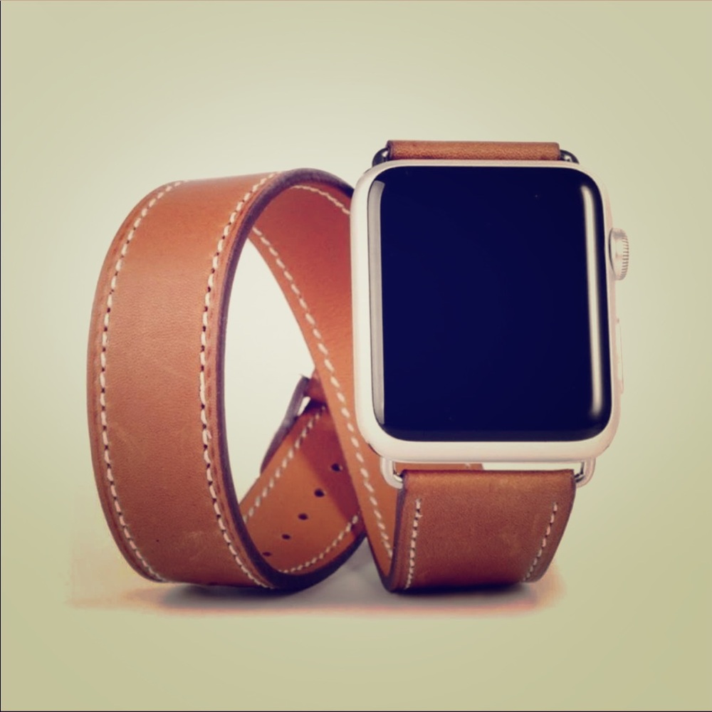 Genuine leather double your Apple Watch bands